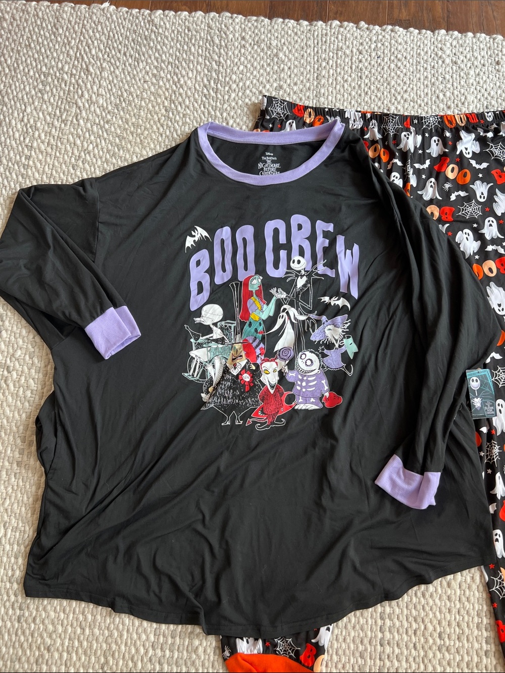 Nightmare Before Christmas Sleep Shirt boo set Pajama 3X - Picture 2 of 10
